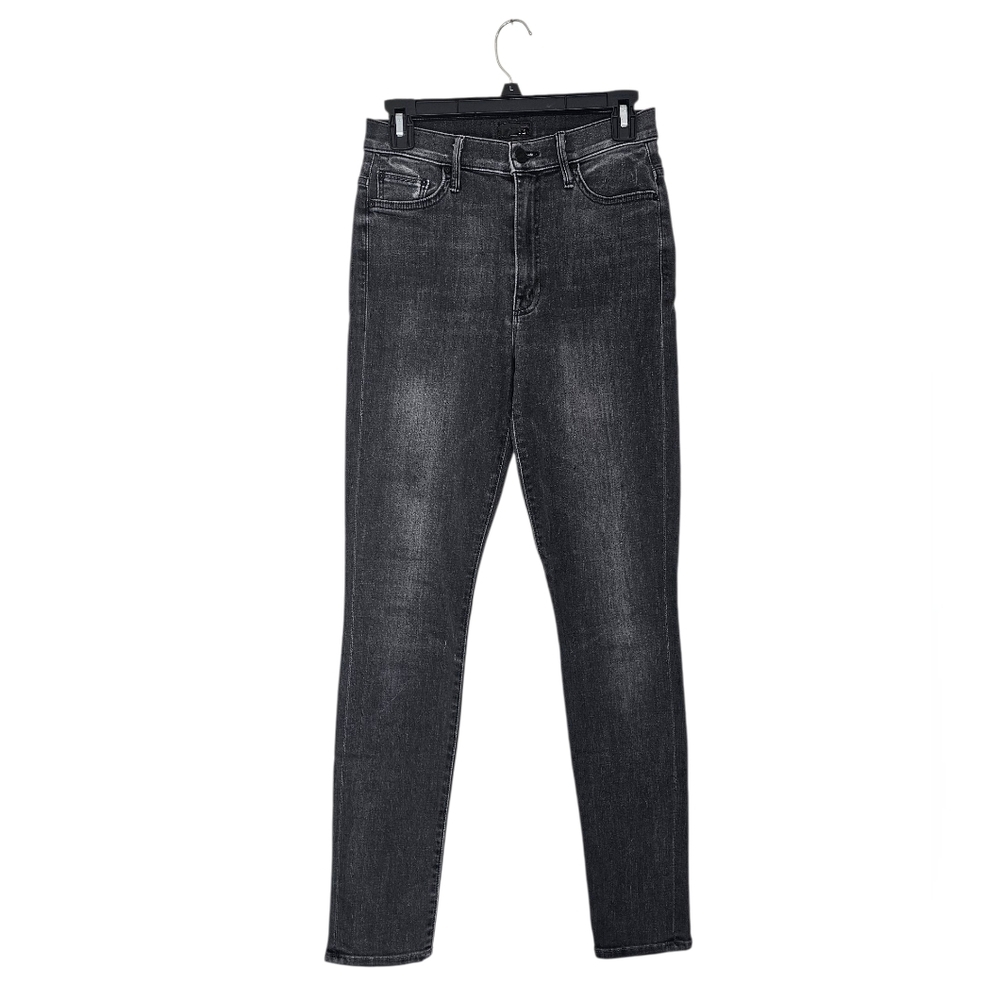 MOTHER The Swooner High Rise Skinny Ankle One Last Time Gray Jeans 27 Preowned